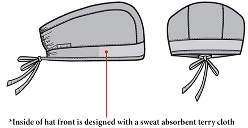 NC101 Maevn Unisex Scrub Cap (Surgeon Cap Style)