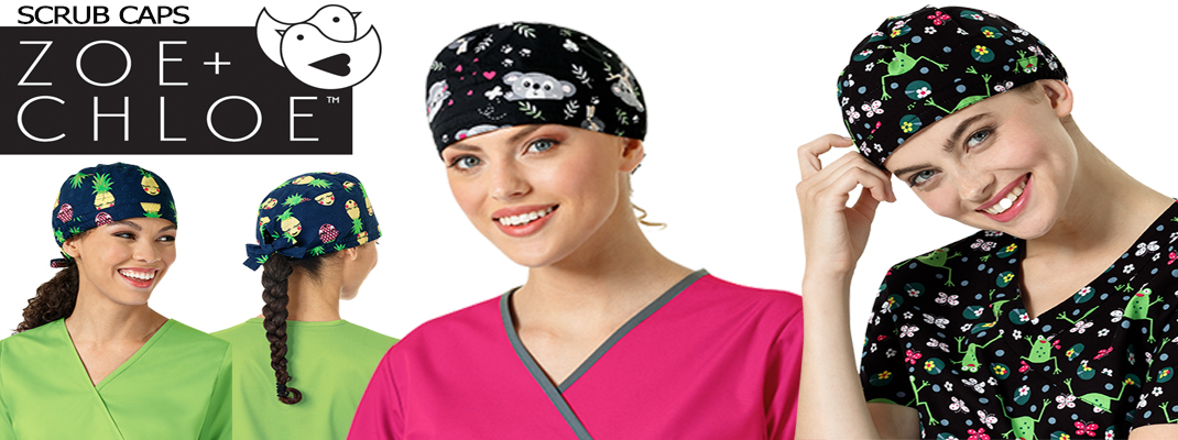 ZOE + CHLOE Scrub Caps